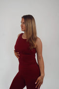 The Ahimsa Top | Bamboo Asymmetric Boat Neck Top - Willoma